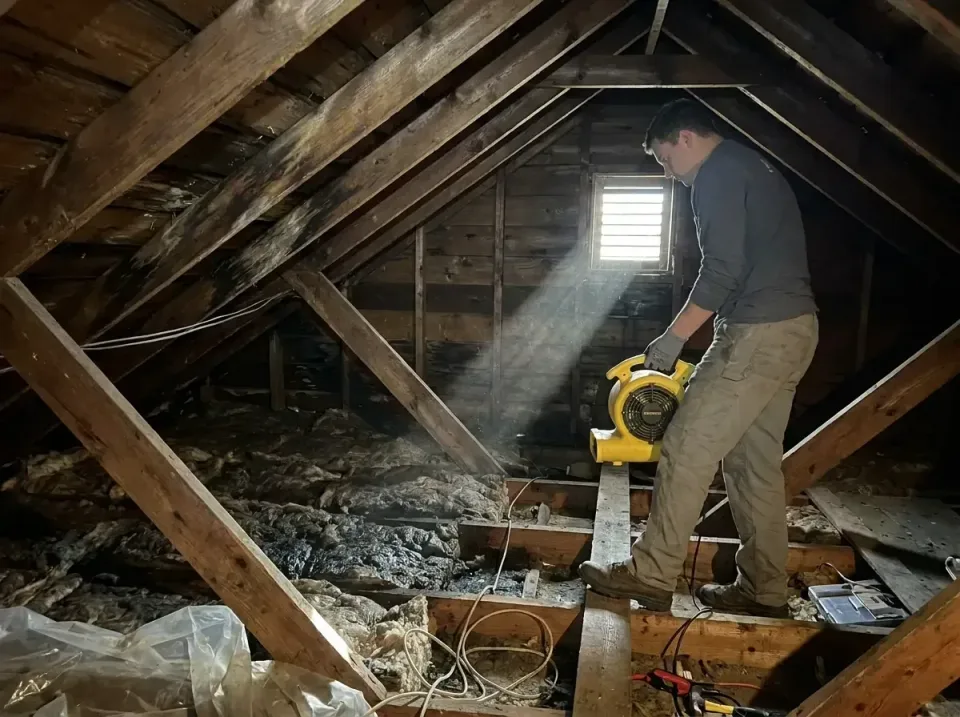 attic-water-damage-drying-proc-007 — frequently asked questions, Emergency Water Extraction & 24/7 Flood Response in Cicero,…